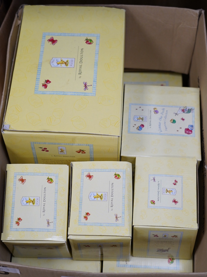 The Royal Doulton ‘Winnie the Pooh’ Figurine Collection - eleven boxed various limited edition figures and figure groups. Condition - good